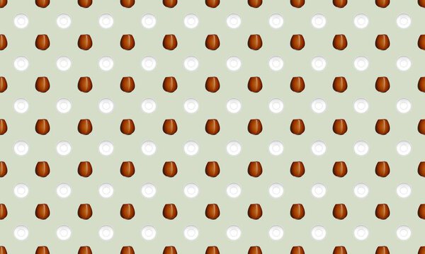 Цветной фон с различными аксессуарами