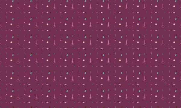 Цветной фон с различными аксессуарами