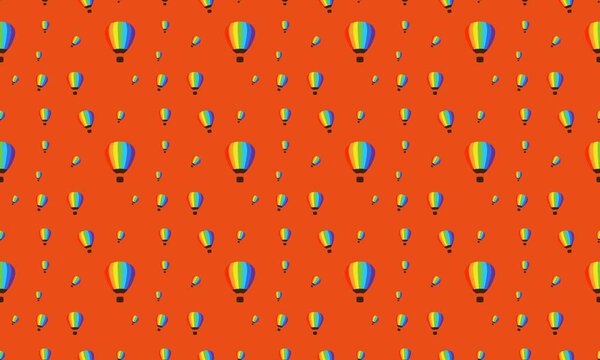 Цветной фон с различными аксессуарами