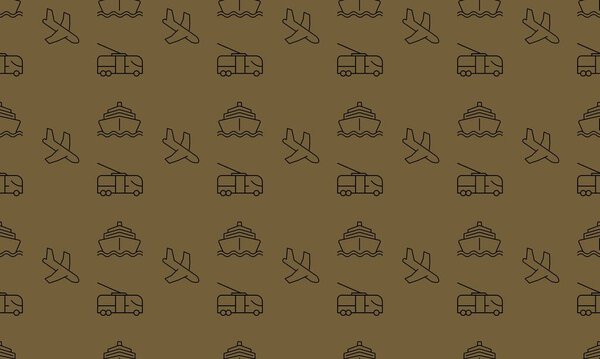 Цветной фон с различными аксессуарами