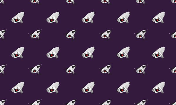 Colored background with different accessories