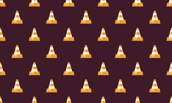 Colored background with different accessories