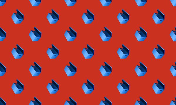 Цветной фон с различными аксессуарами