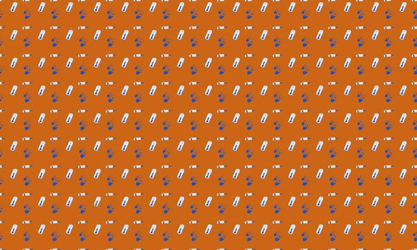 Цветной фон с различными аксессуарами