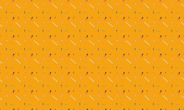 Цветной фон с различными аксессуарами