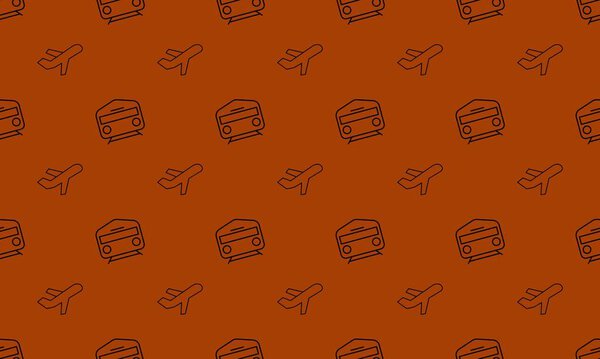 Цветной фон с различными аксессуарами