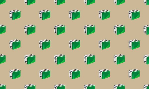 Colored background with different accessories