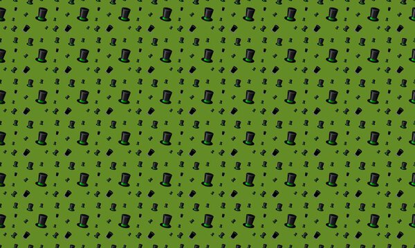 Colored background with different accessories