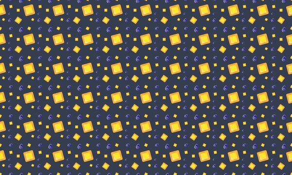 Colored background with different accessories