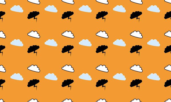 Colored background with different accessories