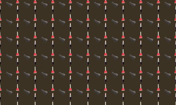 Цветной фон с различными аксессуарами