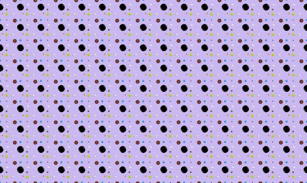 Colored background with different accessories