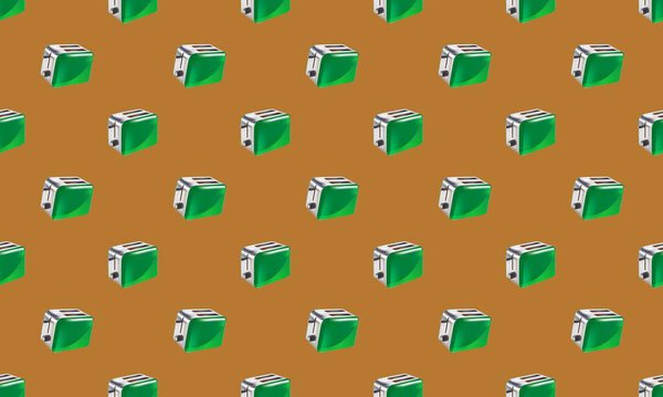 Colored background with different accessories