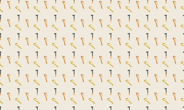 Цветной фон с различными аксессуарами