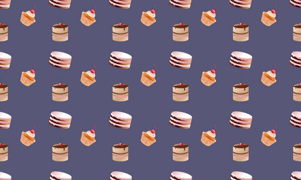 Цветной фон с различными аксессуарами