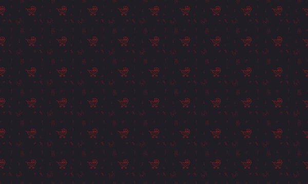 Colored background with different accessories