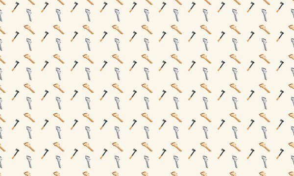 Цветной фон с различными аксессуарами