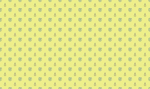 Colored background with different accessories