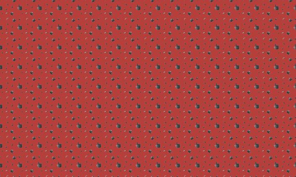 Colored background with different accessories