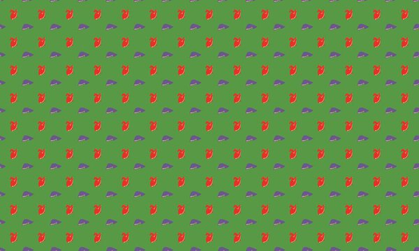 Цветной фон с различными аксессуарами