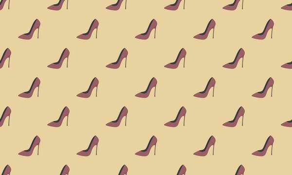 Цветной фон с различными аксессуарами