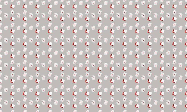 Цветной фон с различными аксессуарами