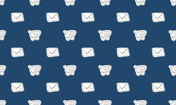 Цветной фон с различными аксессуарами