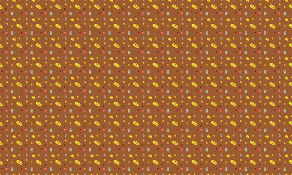 Colored background with different accessories