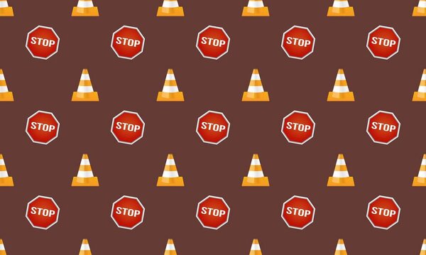 Цветной фон с различными аксессуарами