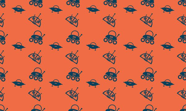 Цветной фон с различными аксессуарами