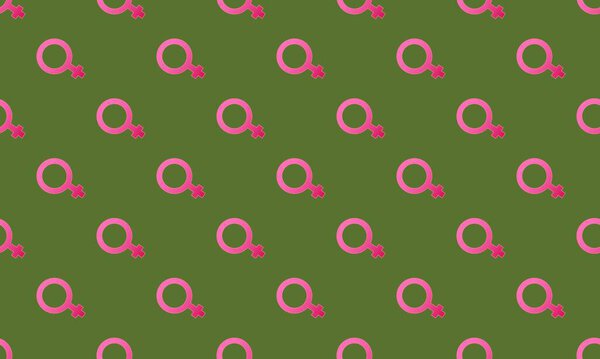 Colored background with different accessories