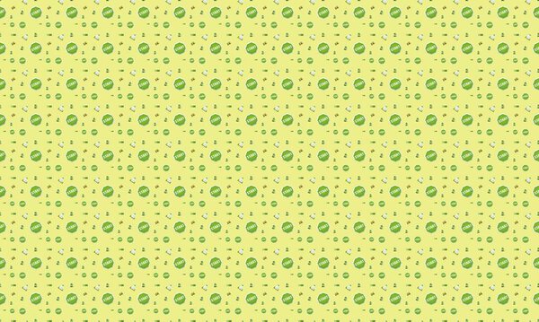 Colored background with different accessories