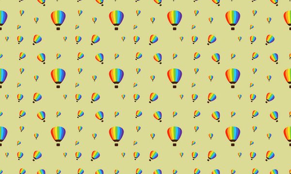 Цветной фон с различными аксессуарами