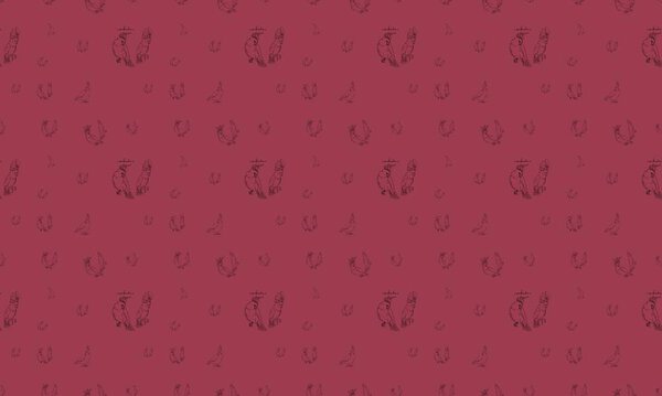 Цветной фон с различными аксессуарами