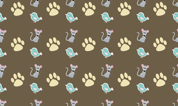 Colored background with different accessories