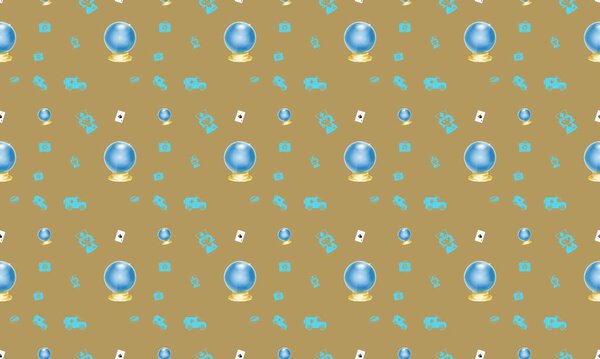 Colored background with different accessories