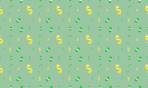 Цветной фон с различными аксессуарами