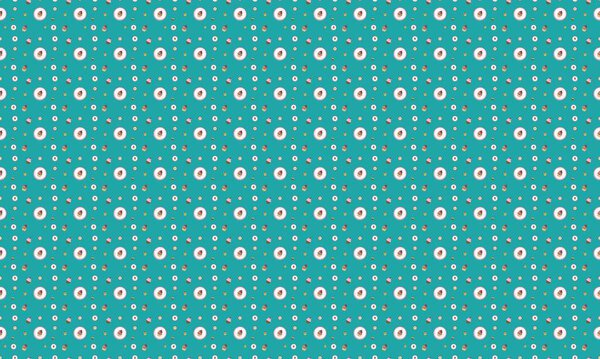 Цветной фон с различными аксессуарами