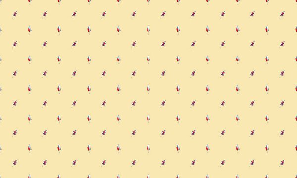 Цветной фон с различными аксессуарами