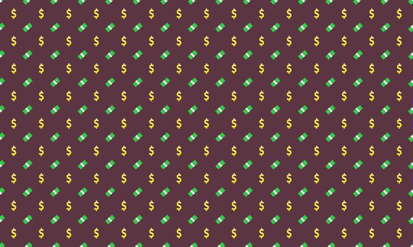 Цветной фон с различными аксессуарами