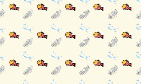 Цветной фон с различными аксессуарами