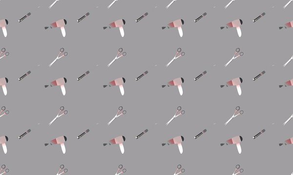 Цветной фон с различными аксессуарами