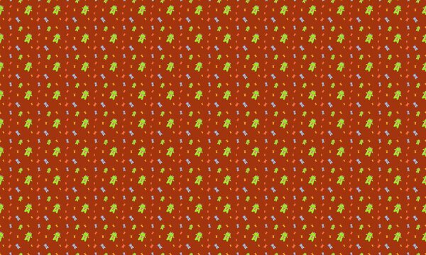 Colored background with different accessories