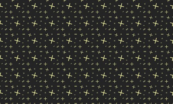 Colored background with different accessories