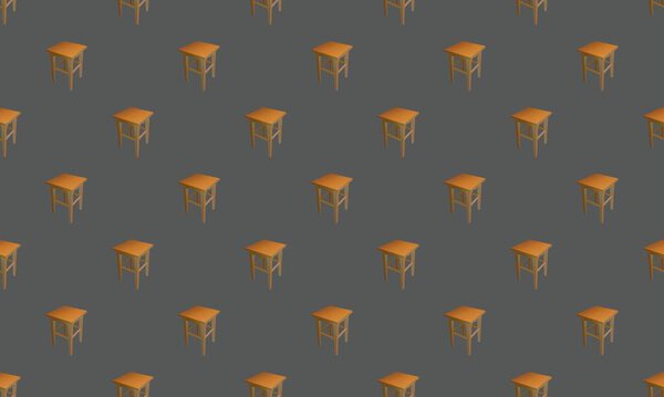 Colored background with different accessories