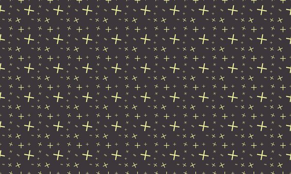 Colored background with different accessories