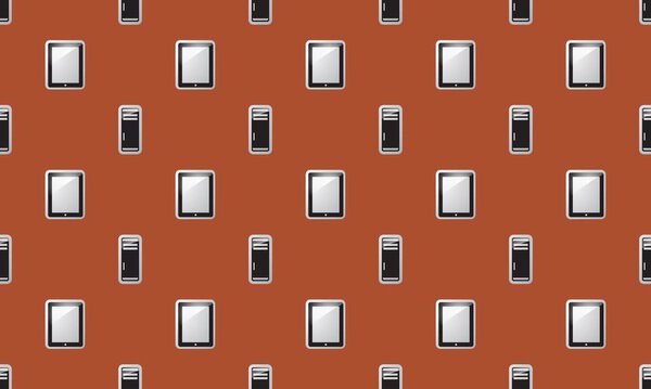 Colored background with different accessories