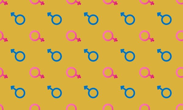 Цветной фон с различными аксессуарами