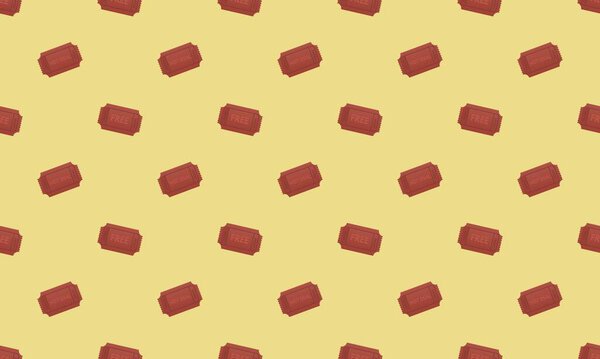 Цветной фон с различными аксессуарами