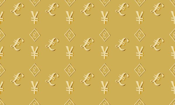 Colored background with different accessories